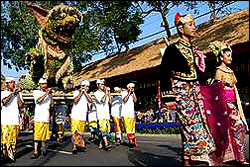 The show at Bali arts festival